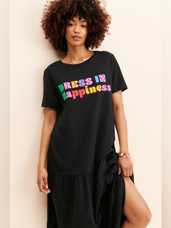 FARM Rio Dresses & Skirts - Farm Rio Dress In Happiness T-Shirt Dress